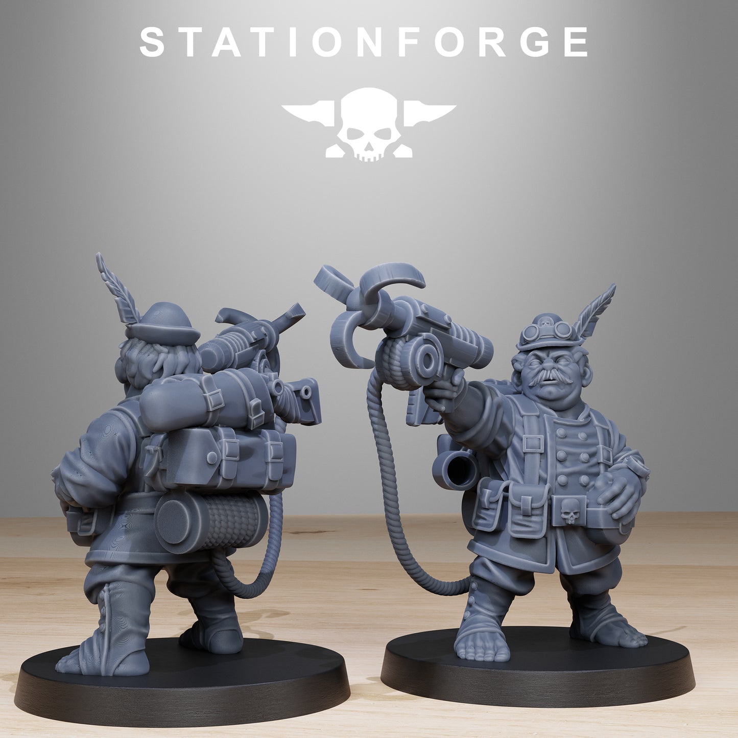 GrimGuard Skulldart Trappers (x12) - TTRPG - Wargaming - Grimdark