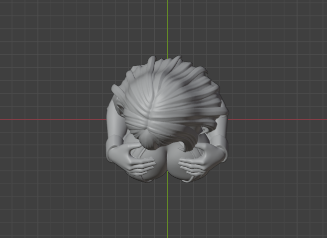 Zero-Gravity Heroine Bust (75mm to 500mm) - Unassembled/Unpainted/3D Print