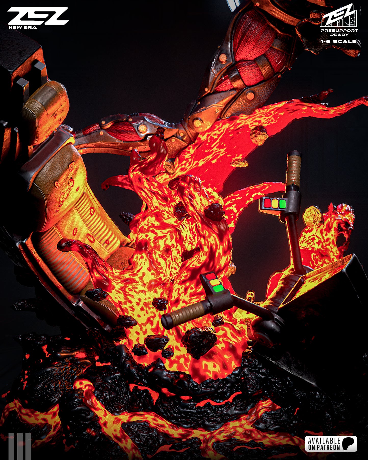 Darth Maul Sculpture (75mm to 500mm) - Unassembled/Unpainted/3D Print