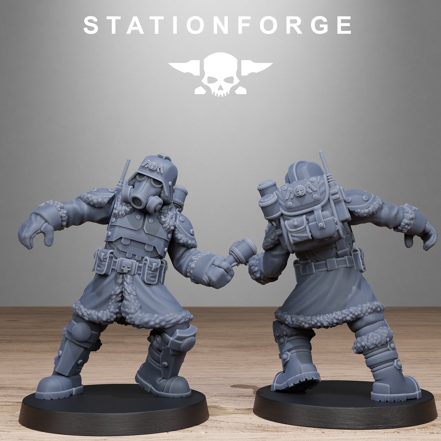GrimGuard Frostwatch Patrol (x10) - TTRPG - Wargaming - Sci-Fi - Grimdark