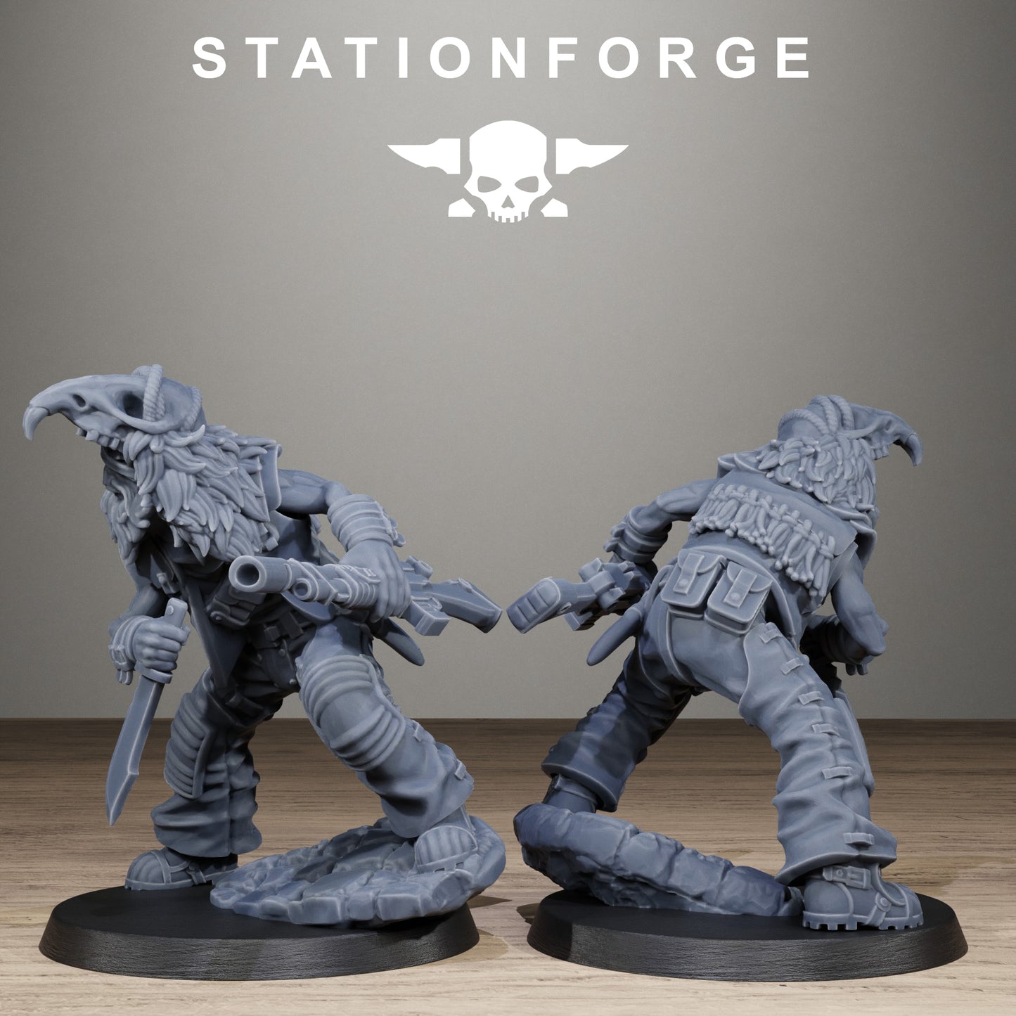 Techno Savages Scrap Tribers (x10) - TTRPG - Wargaming - Grimdark
