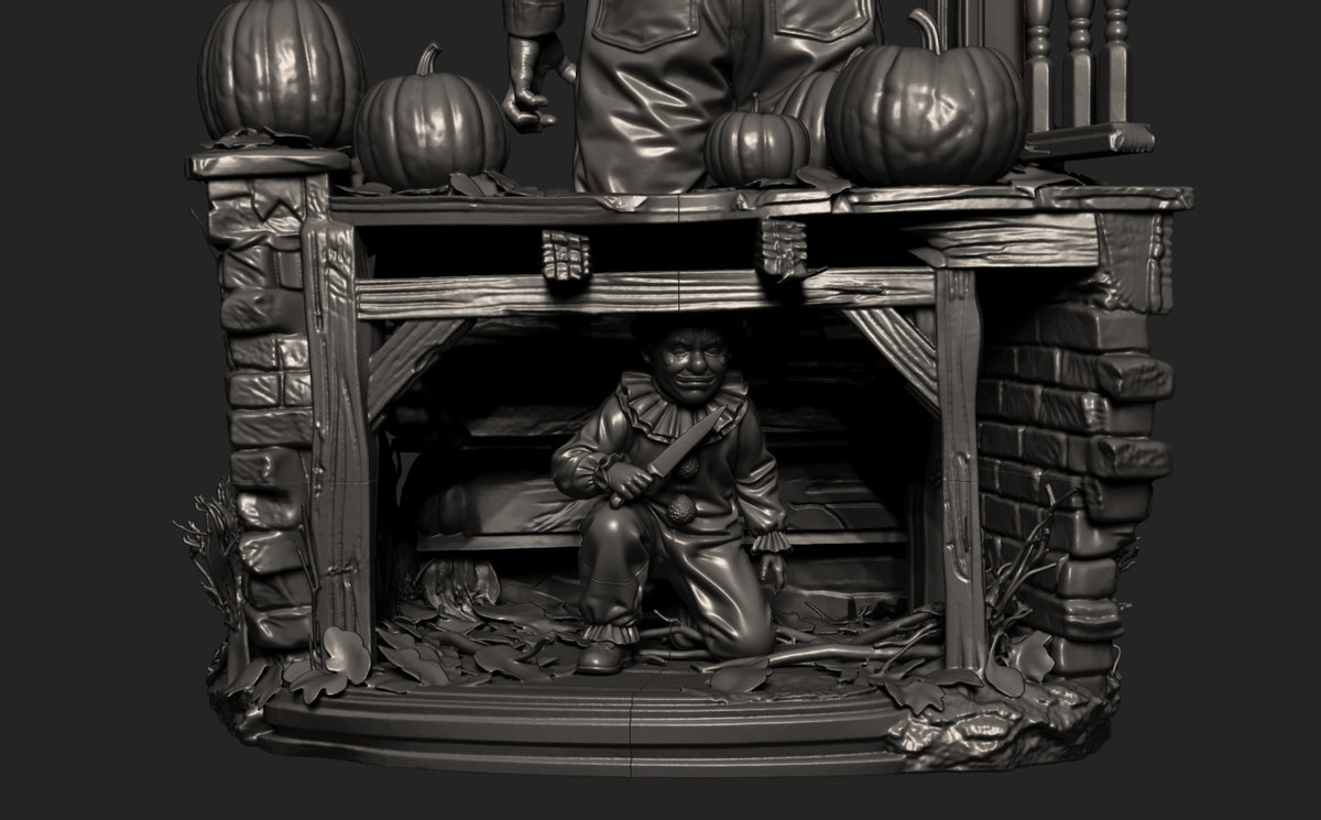 Michael Myers Sculpture(75mm to 500mm) - Unassembled/Unpainted/3D Print