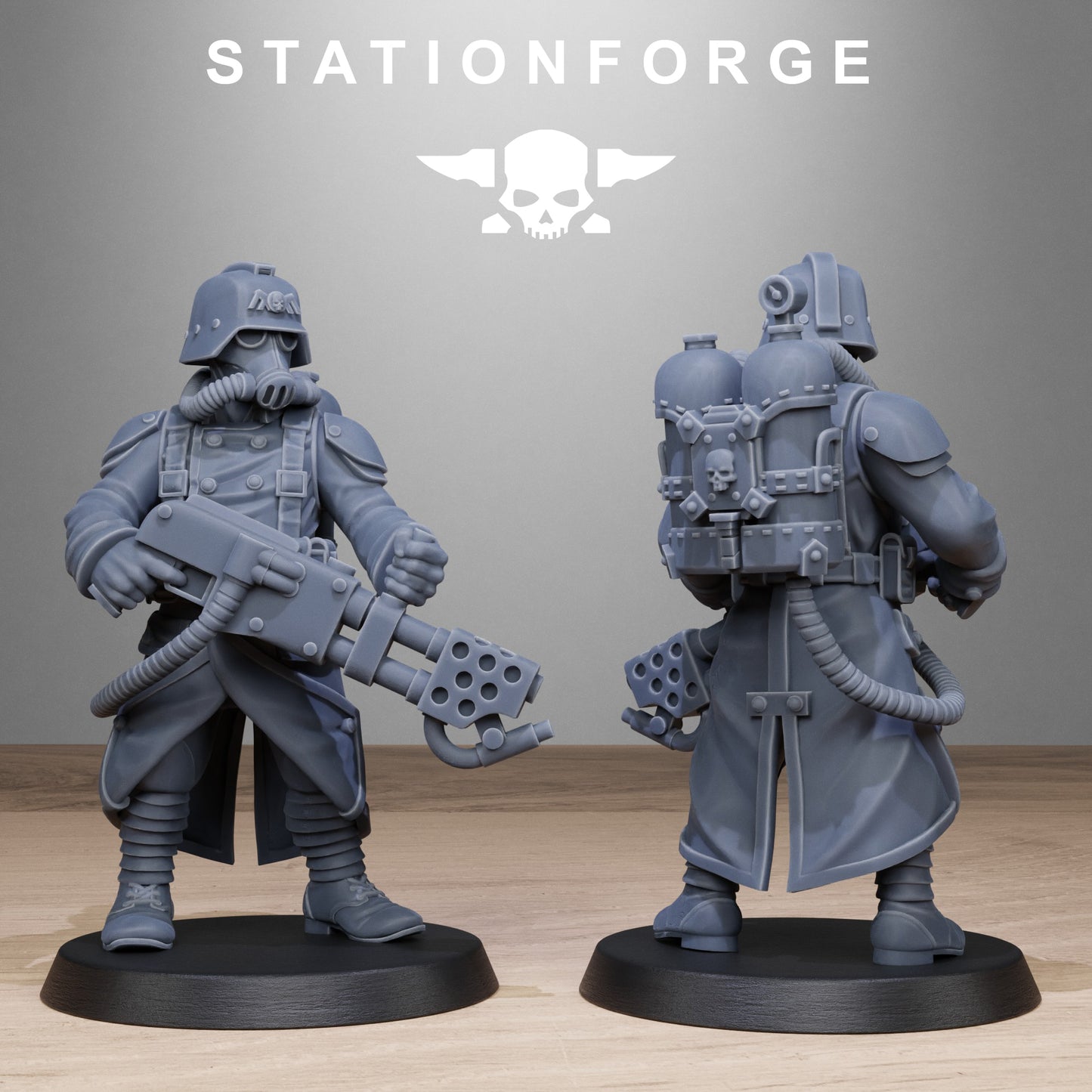 GrimGuard Flamers (x10) - TTRPG - Wargaming - Grimdark