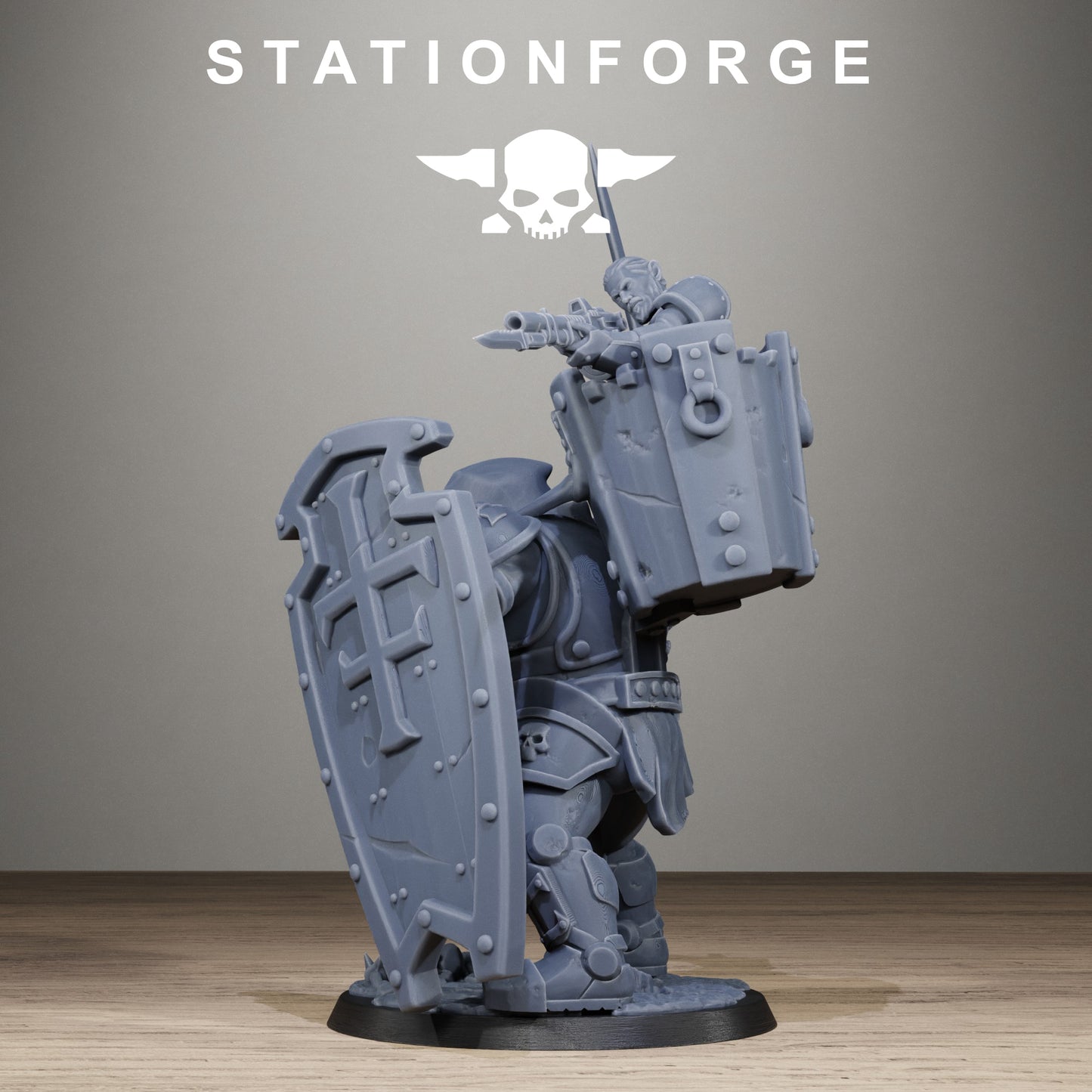 RoyalGuard Shield Bearer (x2) - TTRPG - Wargaming - Grimdark