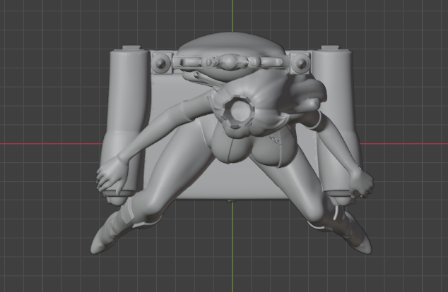 Princess Peach on Throne Sculpture (75mm to 500mm) - Unassembled/Unpainted/3D Print