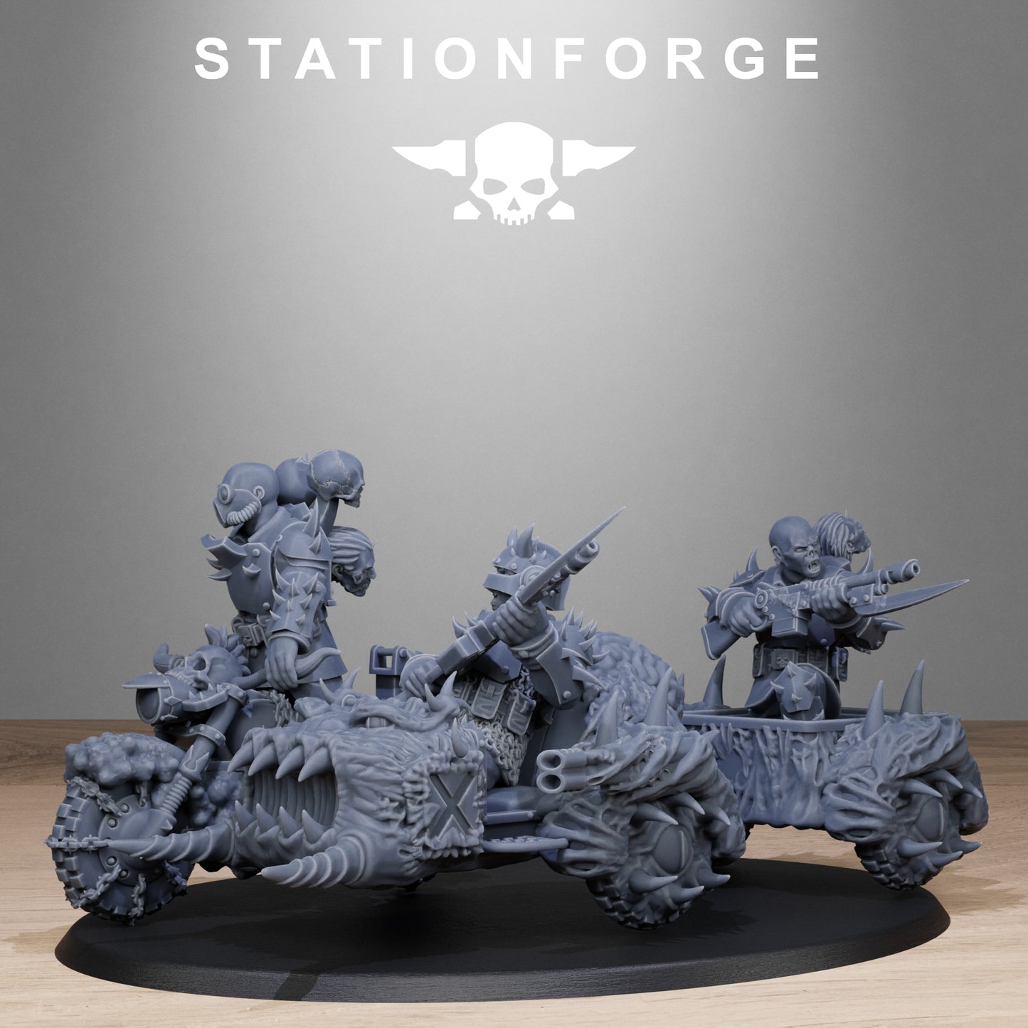 Corrupted Guard Bikers (x10) - TTRPG - Wargaming - Grimdark