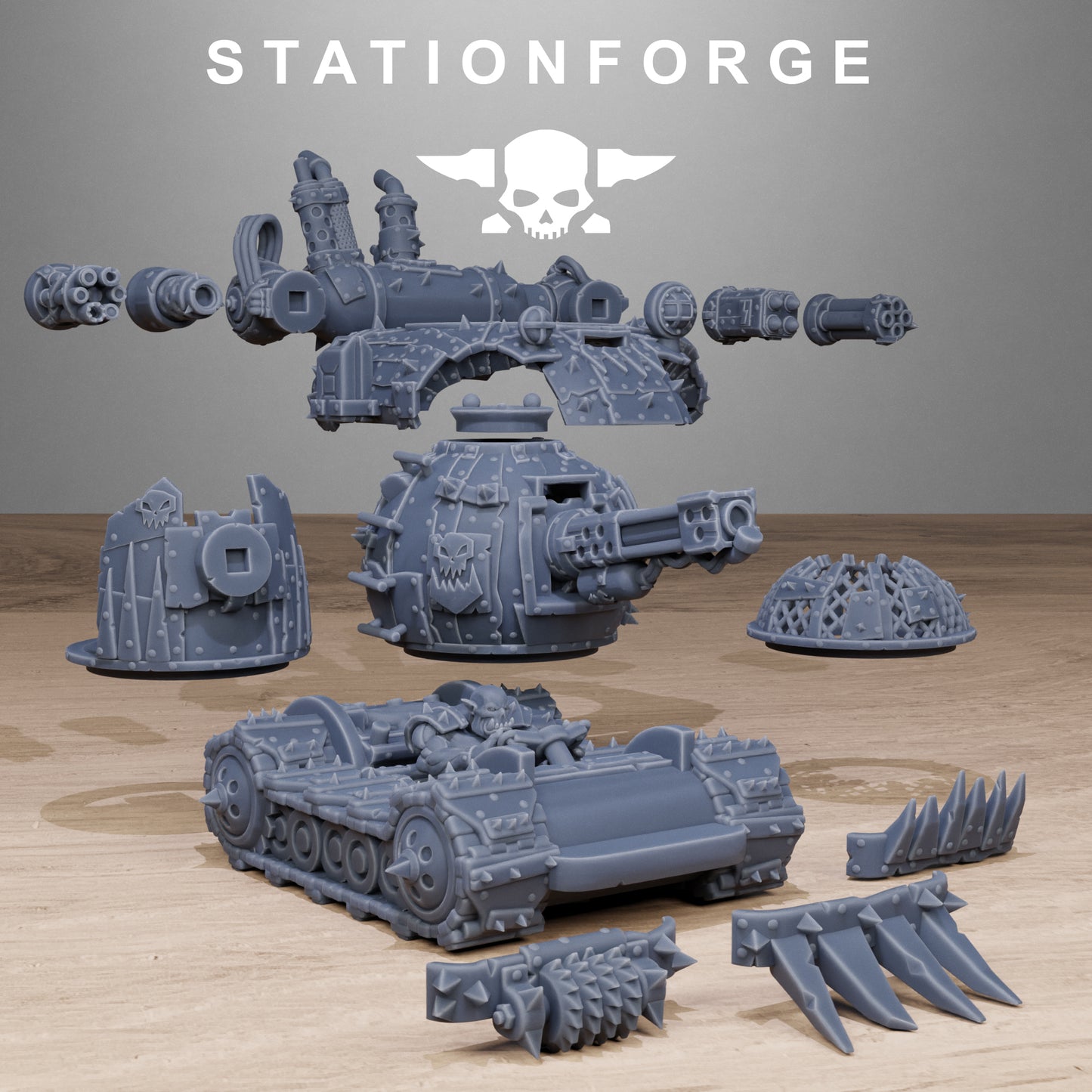 Orkaz Mini Tank - TTRPG - Wargaming - Grimdark