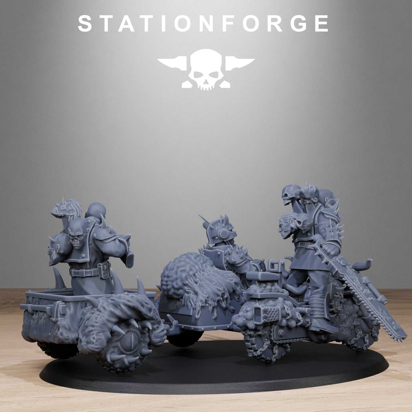 Corrupted Guard Bikers (x10) - TTRPG - Wargaming - Grimdark