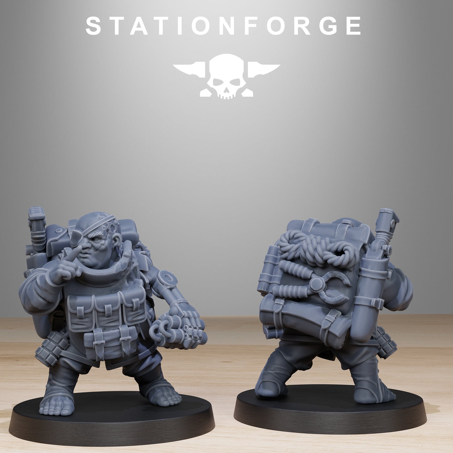 GrimGuard Skulldart Trappers (x12) - TTRPG - Wargaming - Grimdark