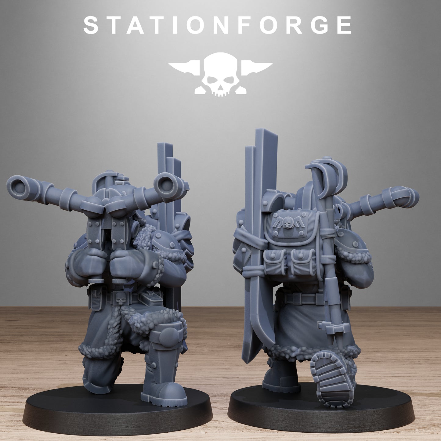 GrimGuard Frostwatch Patrol (x10) - TTRPG - Wargaming - Sci-Fi - Grimdark