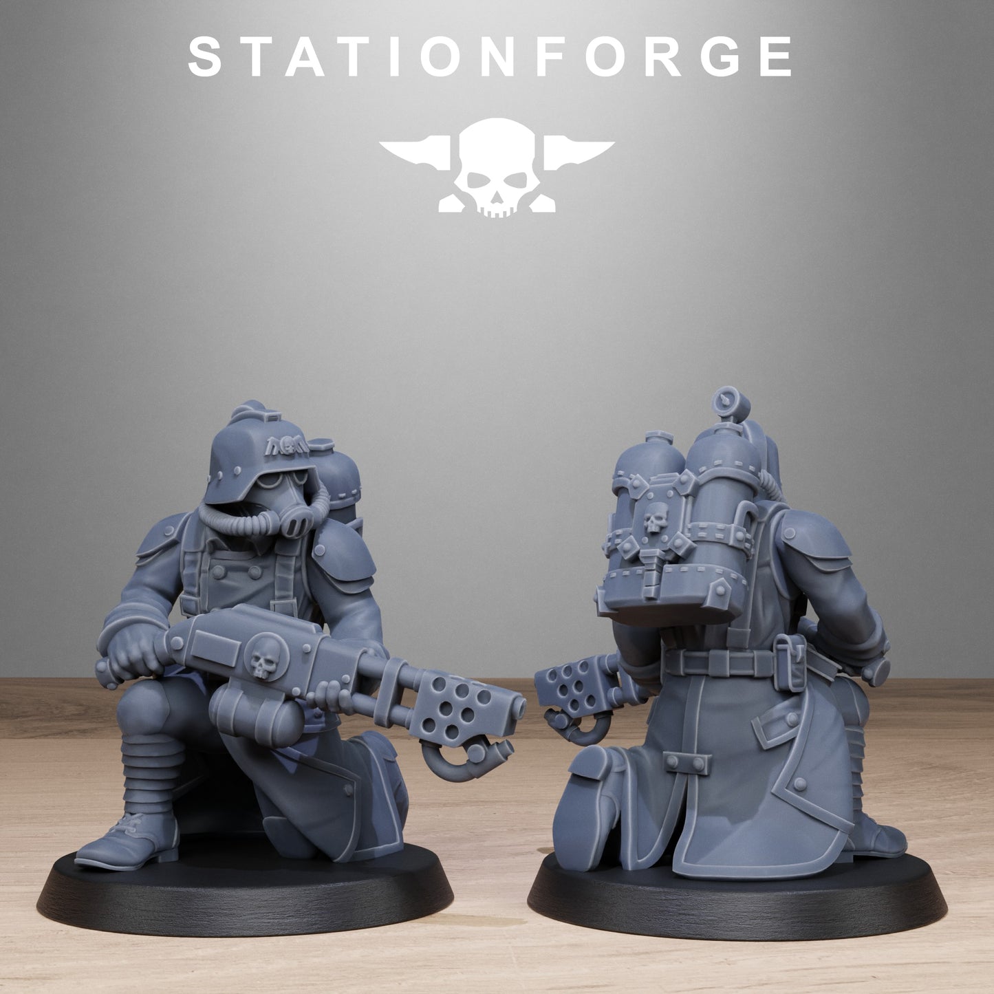 GrimGuard Flamers (x10) - TTRPG - Wargaming - Grimdark