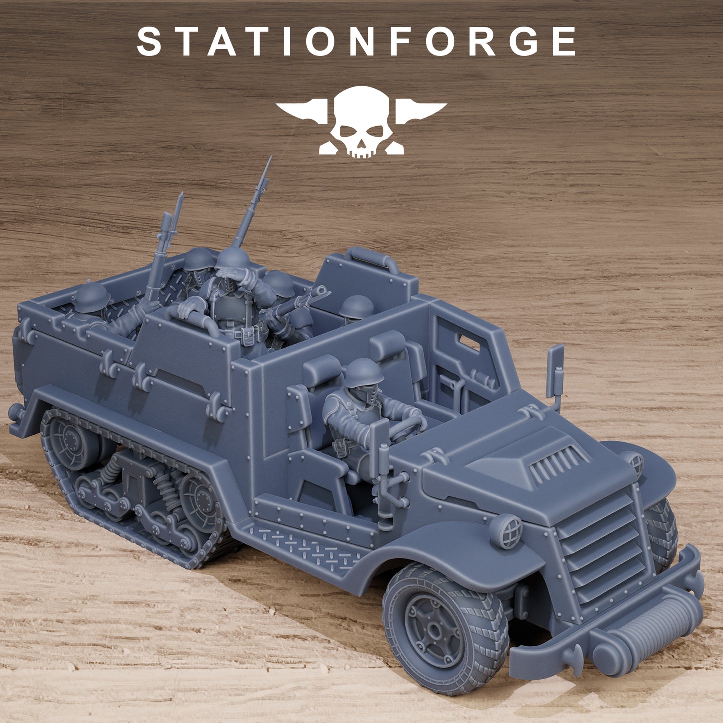 FreeGuard Half Track - TTRPG - Wargaming - Grimdark