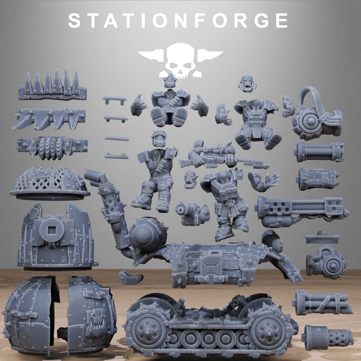 Orkaz Mini Tank - TTRPG - Wargaming - Grimdark