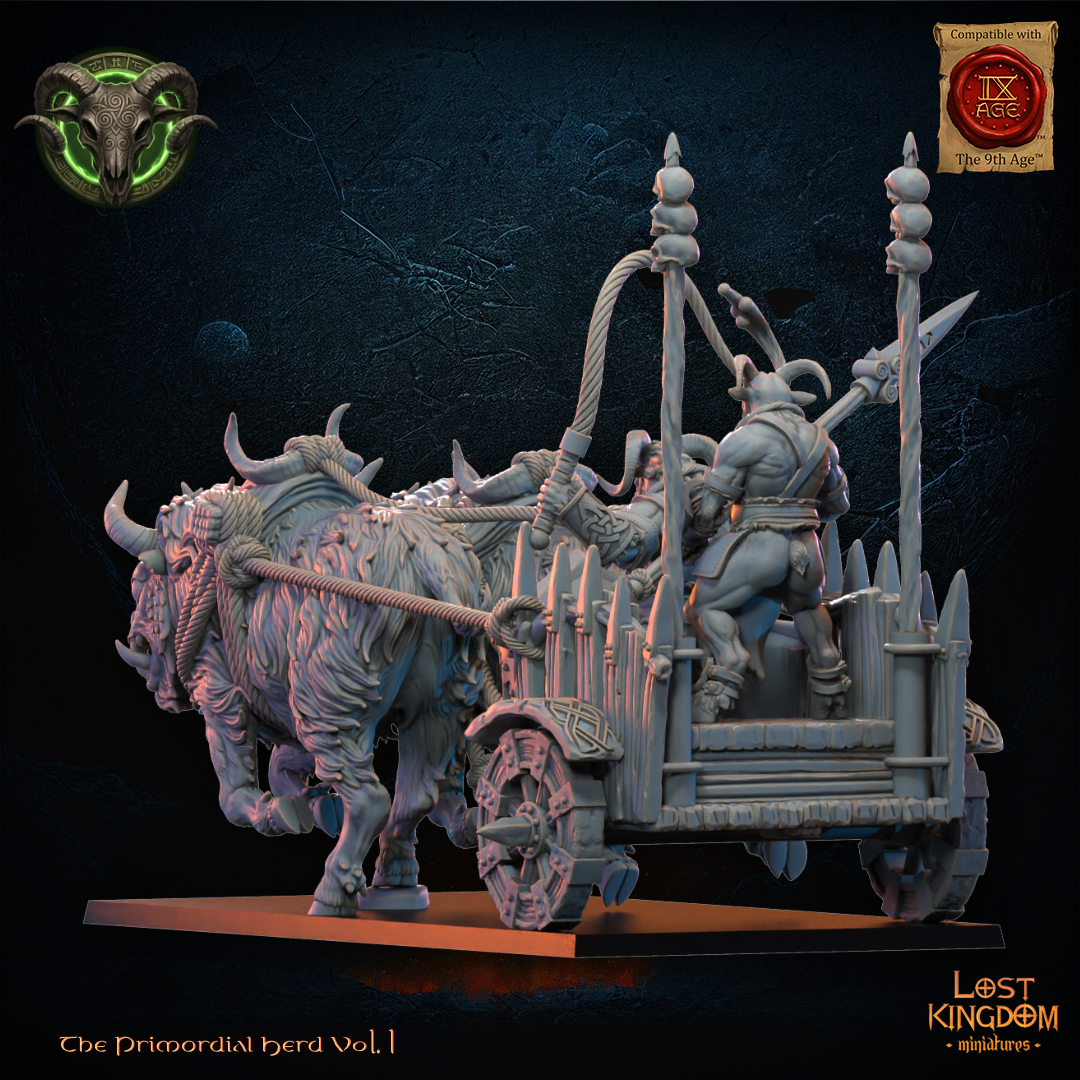 Raiding Chariot - Beast-Men - TTRPG - Wargaming - Mordheim - Dungeons and Dragons