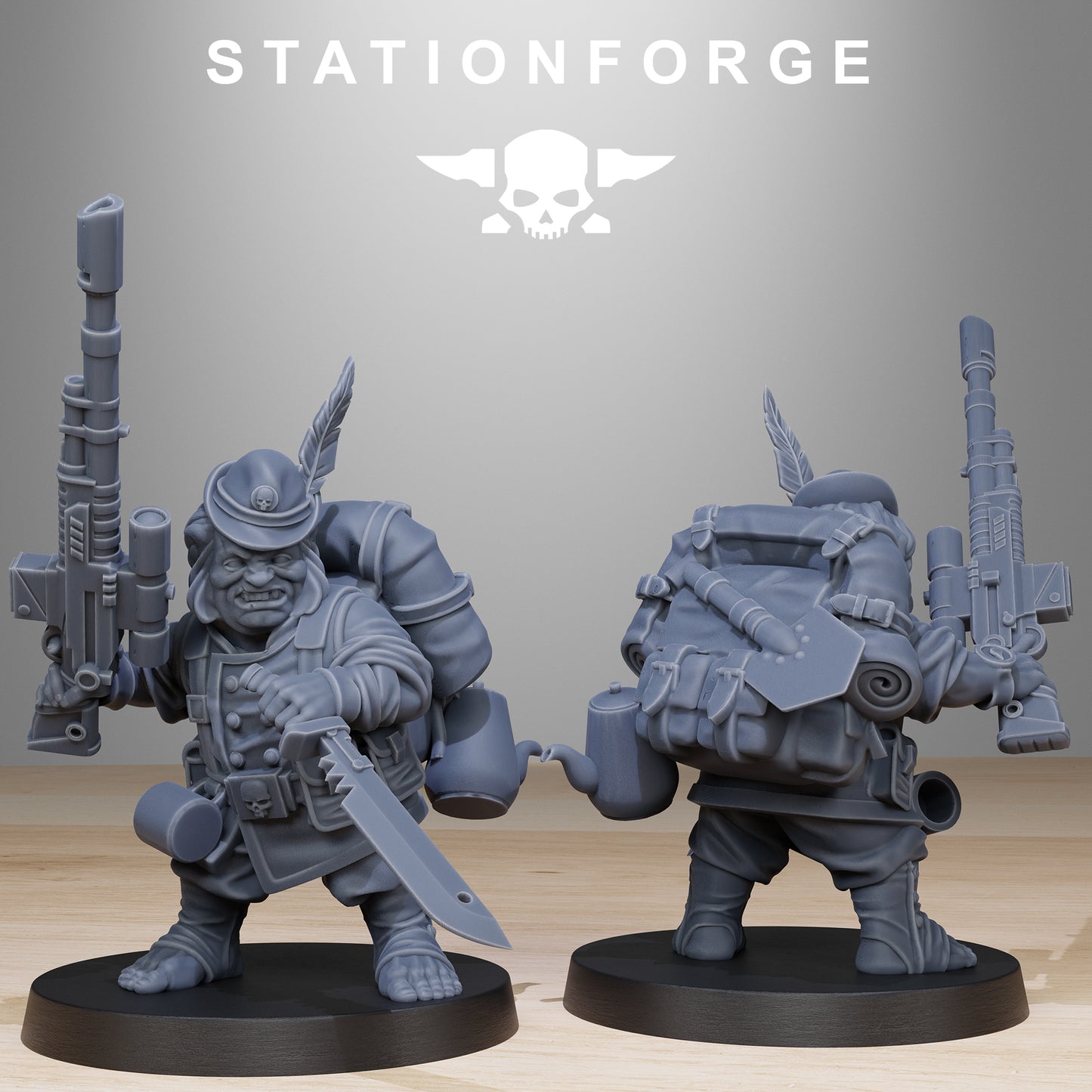 GrimGuard Skulldart Trappers (x12) - TTRPG - Wargaming - Grimdark