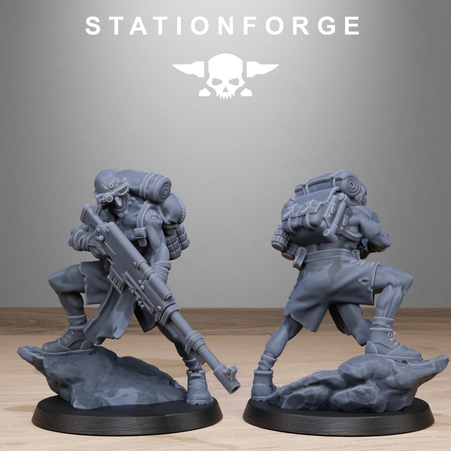 Corrupted Guard Abhumans (x10) - TTRPG - Wargaming - Grimdark