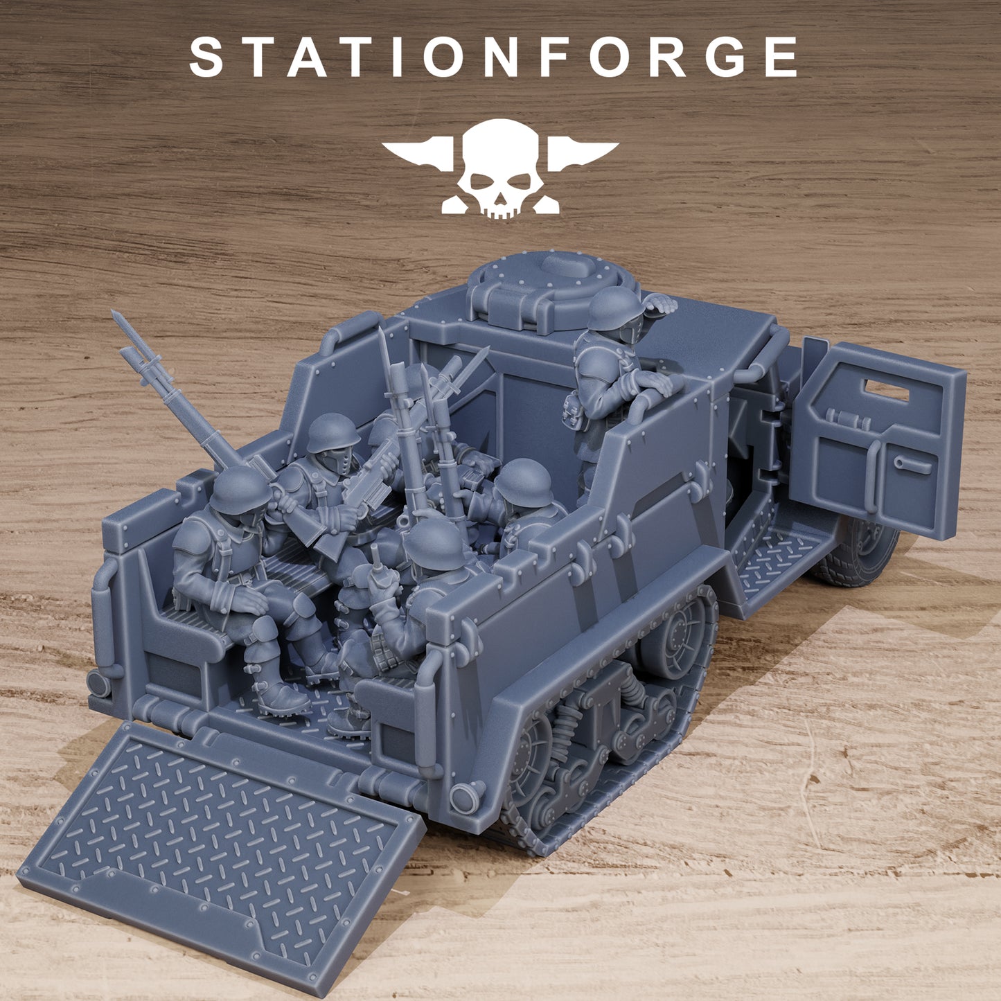 FreeGuard Half Track - TTRPG - Wargaming - Grimdark