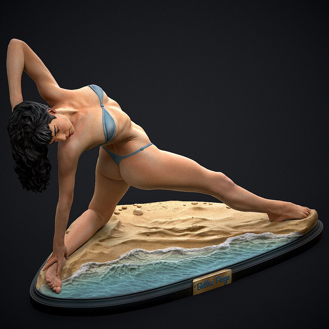 Bettie Page SFW/NSFW Sculpture(75mm to 500mm) - Unassembled/Unpainted/3D Print