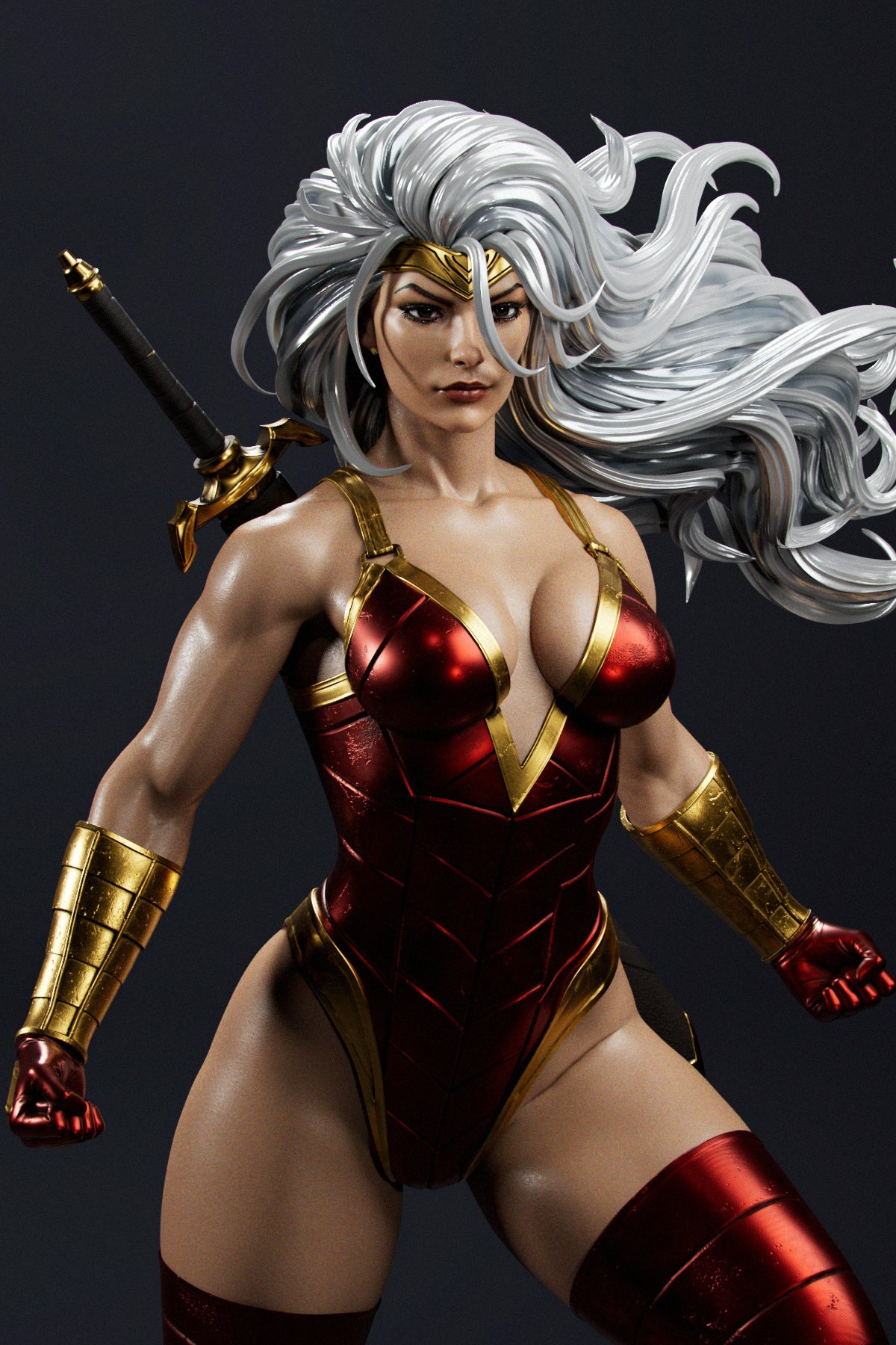 Glory Sculpture (75mm to 500mm) - Unassembled/Unpainted/3D Print