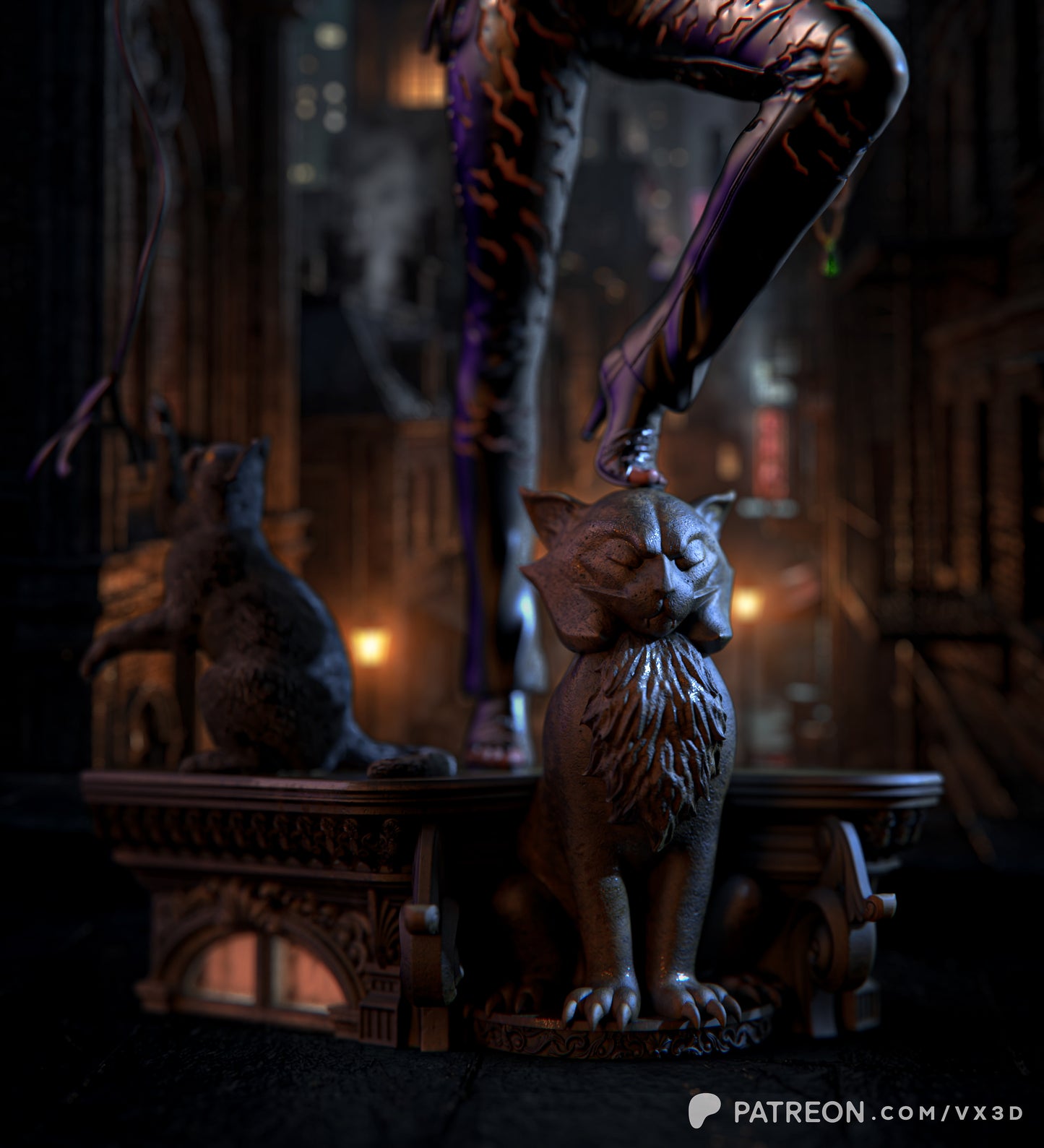 Halle Berry's Catwoman (75mm to 500mm) - Unassembled/Unpainted/3D Print