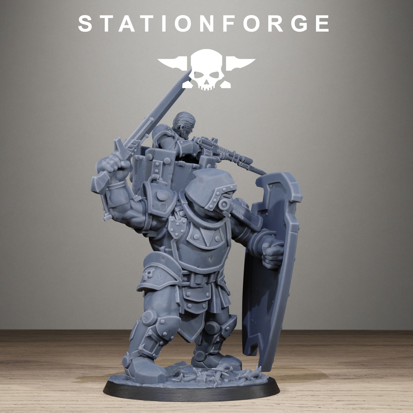 RoyalGuard Shield Bearer (x2) - TTRPG - Wargaming - Grimdark