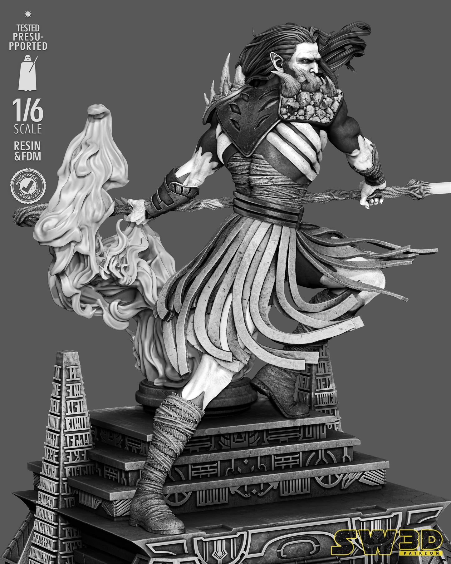 Darth Nihl Sculpture (75mm to 500mm) - Unassembled/Unpainted/3D Print