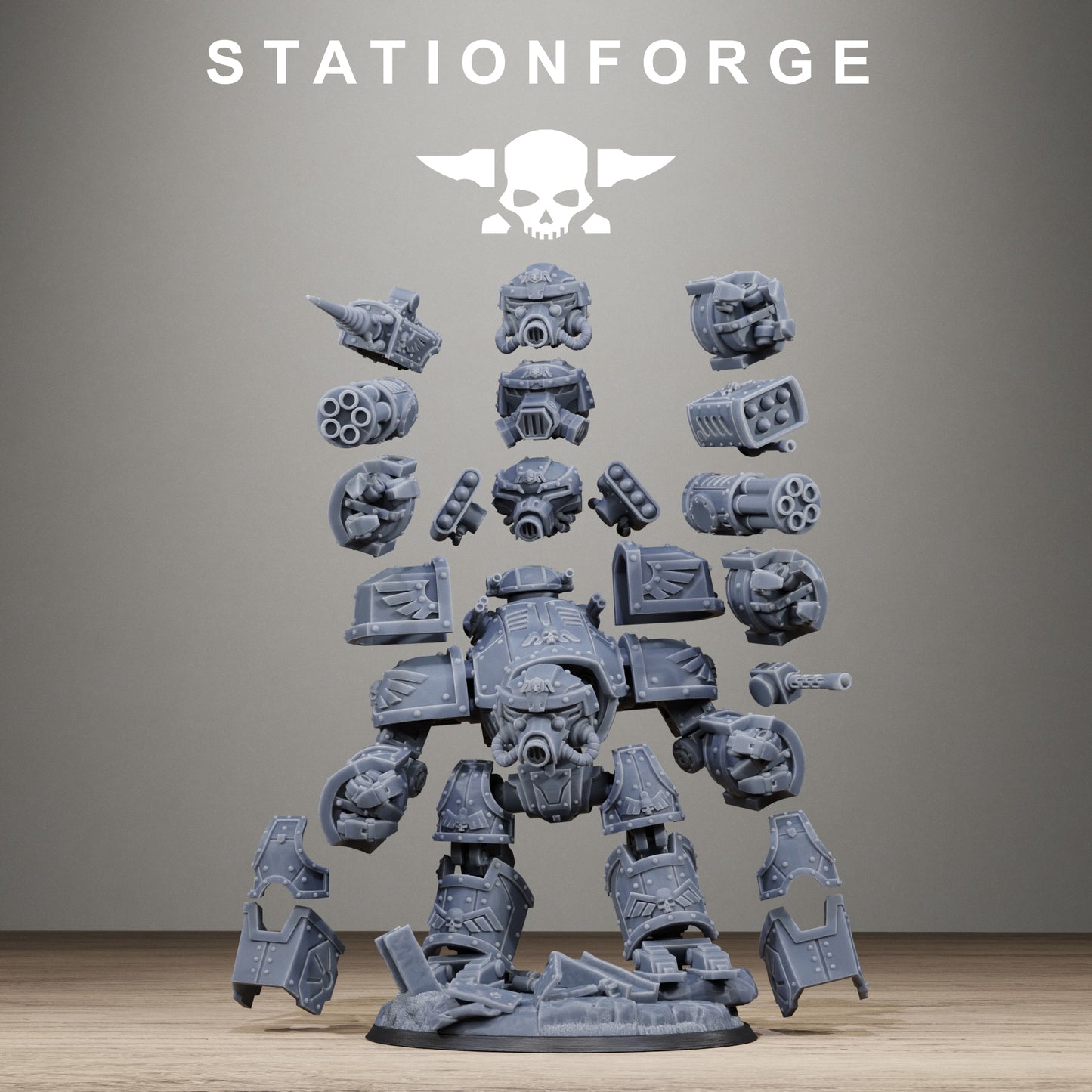 Grimguard MechGuard (x2) War Construct - TTRPG - Wargaming - Grimdark