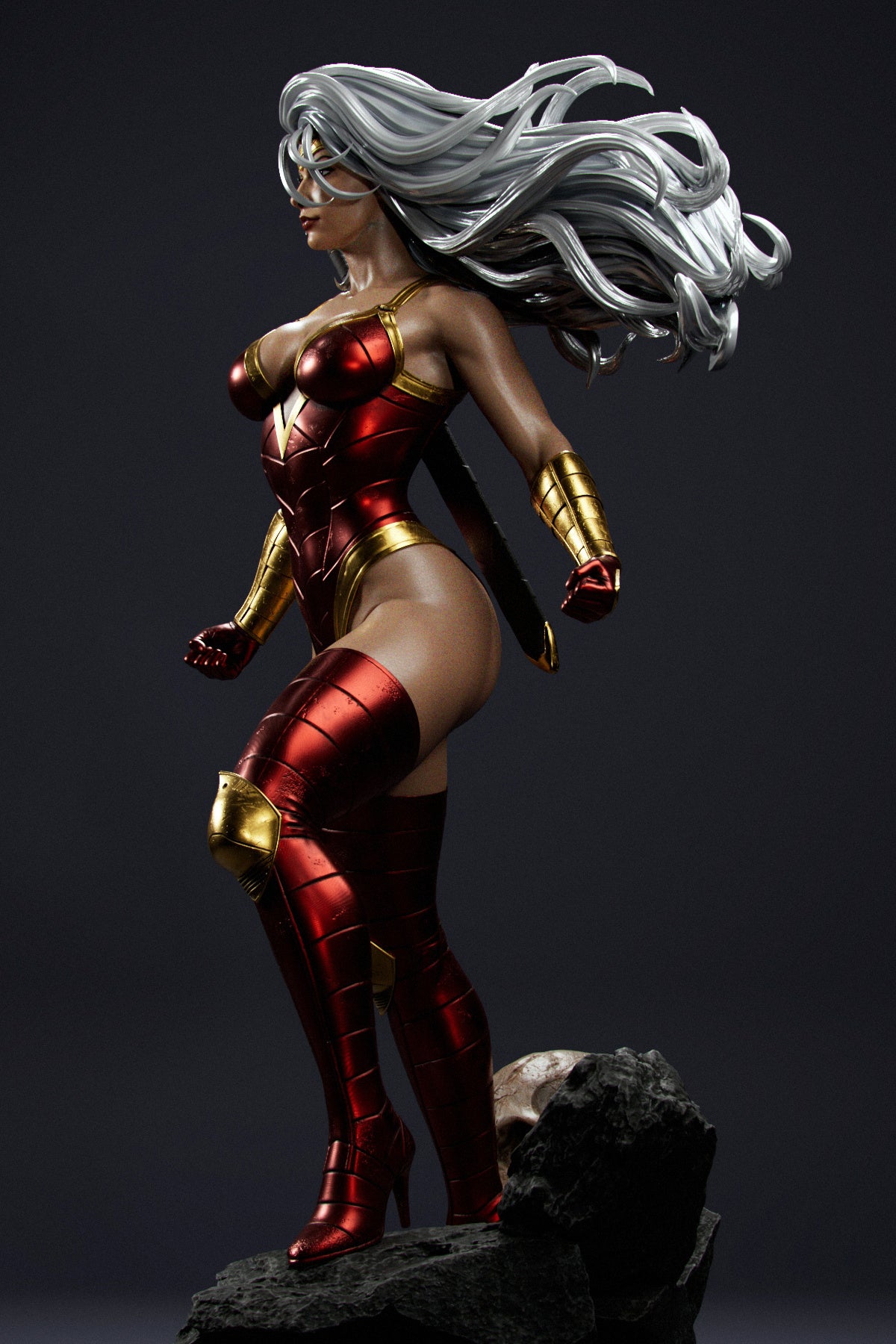 Glory Sculpture (75mm to 500mm) - Unassembled/Unpainted/3D Print