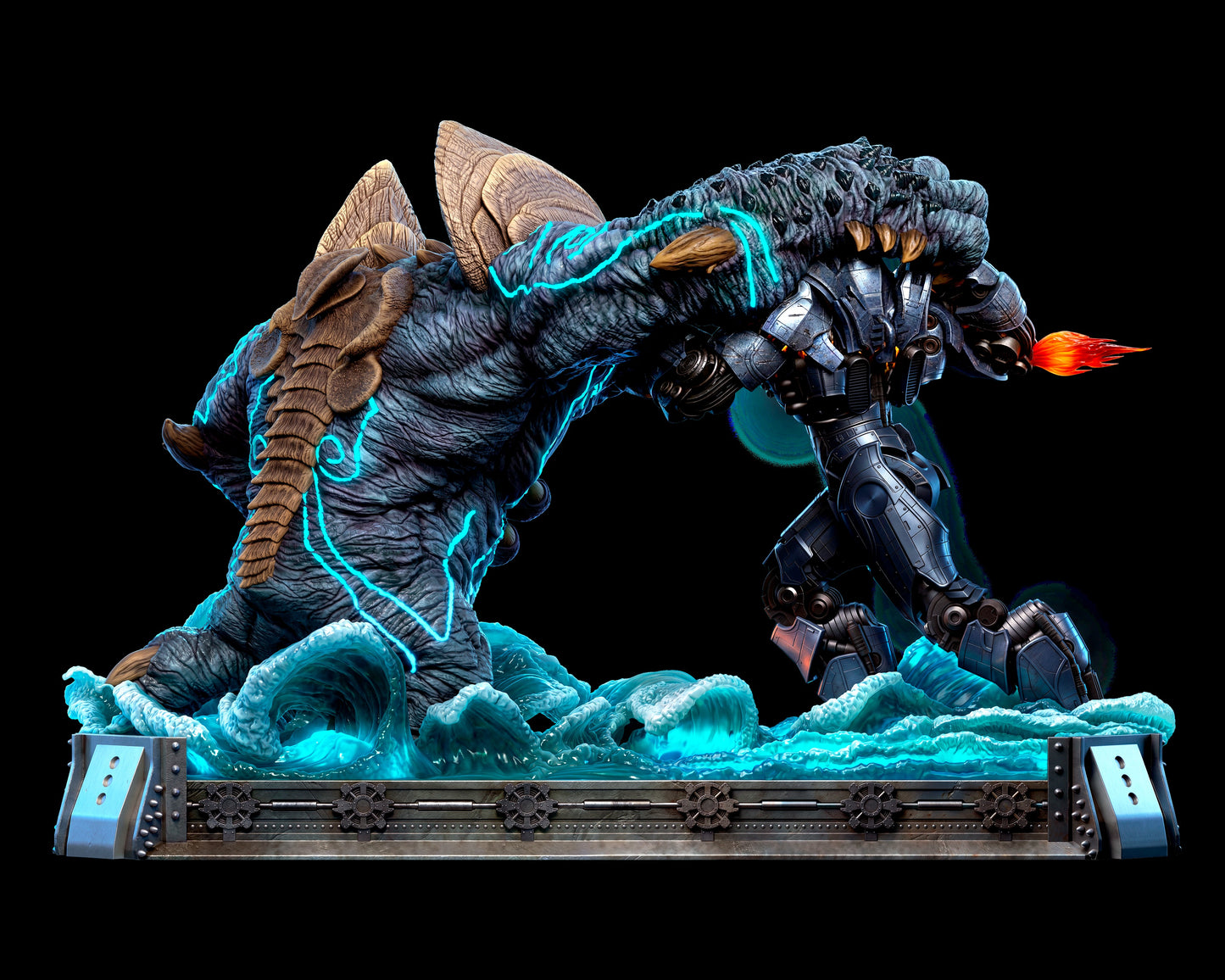 Pacific Rim Diorama (75mm to 500mm) - Unassembled/Unpainted/3D Print
