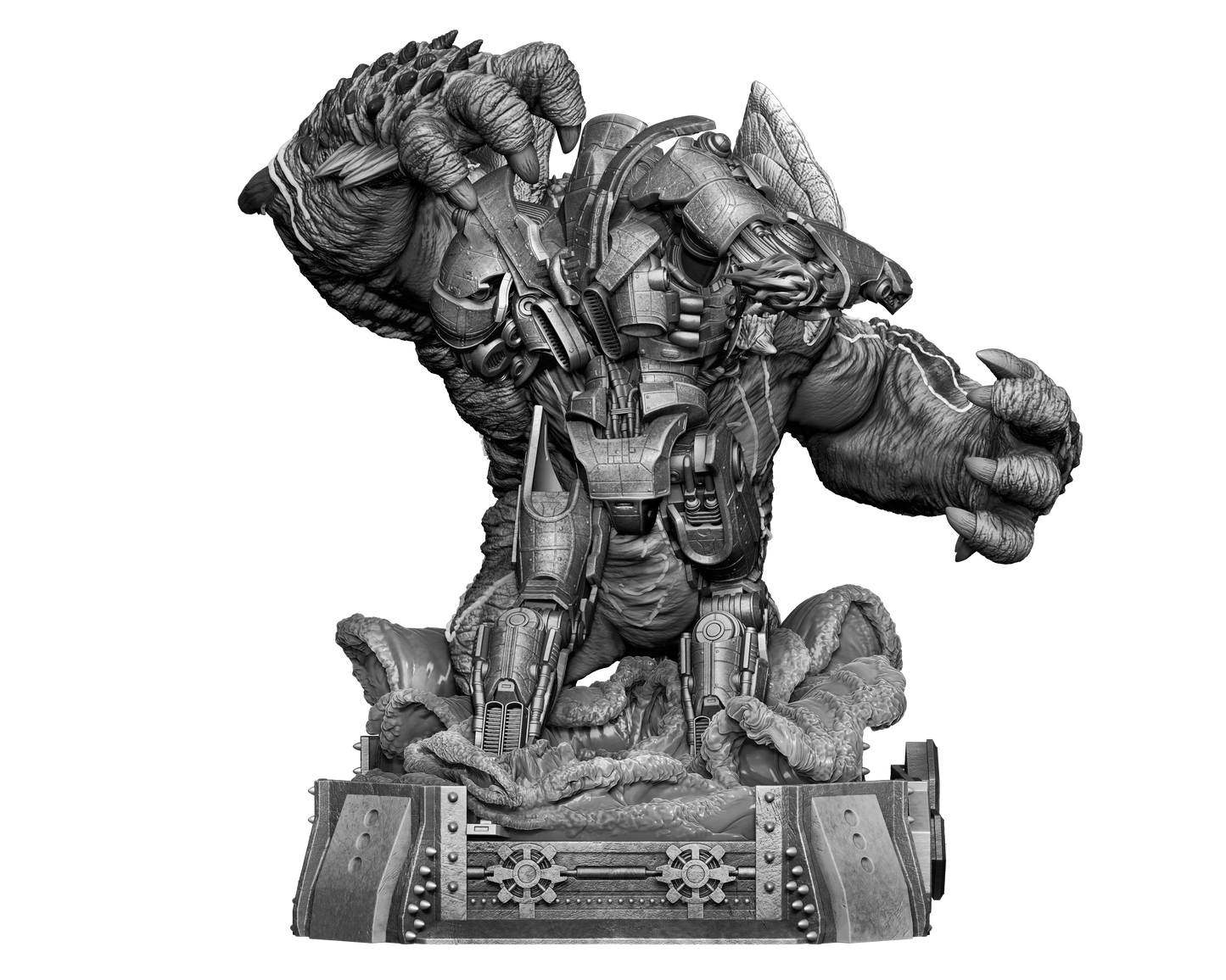 Pacific Rim Diorama (75mm to 500mm) - Unassembled/Unpainted/3D Print