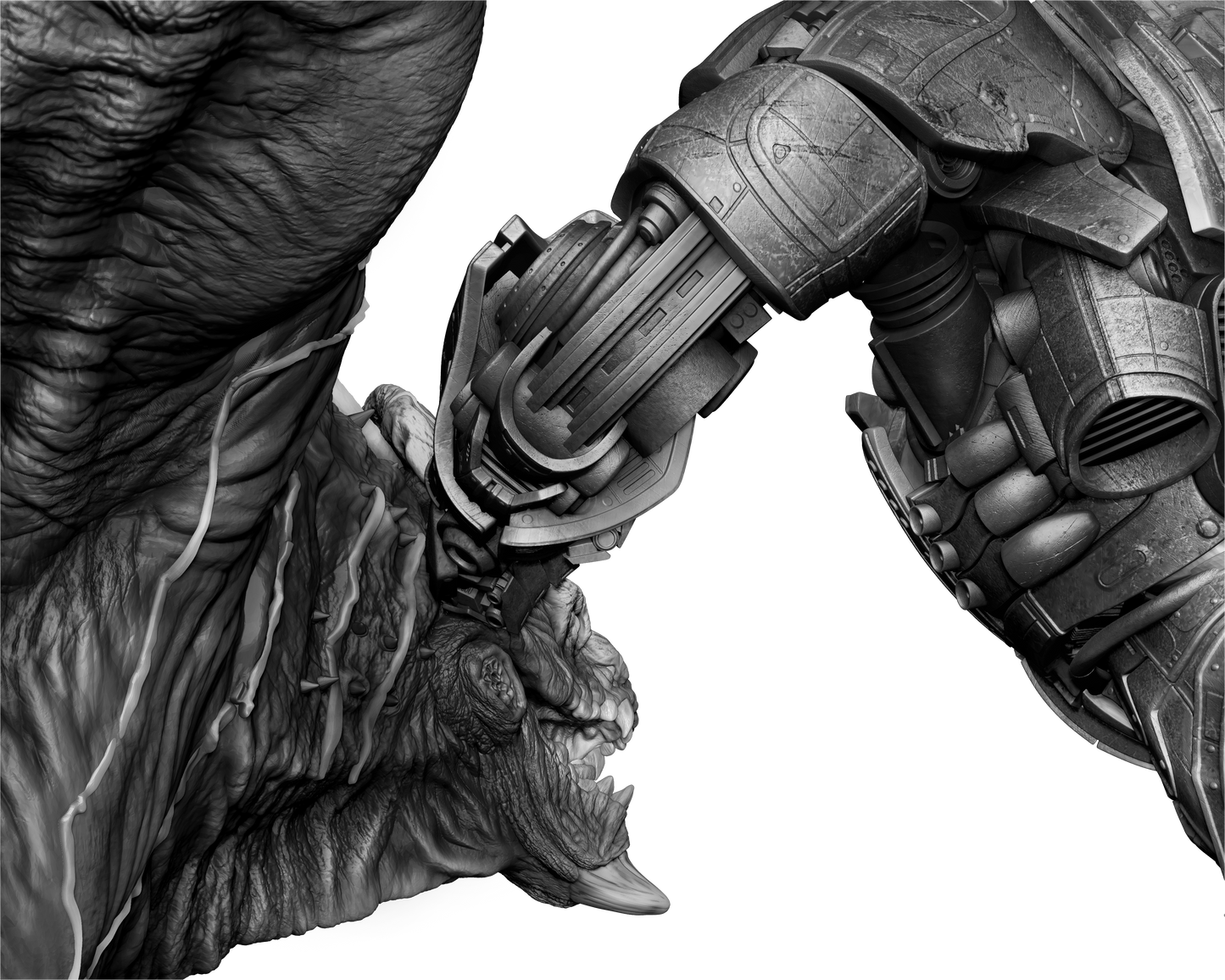 Pacific Rim Diorama (75mm to 500mm) - Unassembled/Unpainted/3D Print