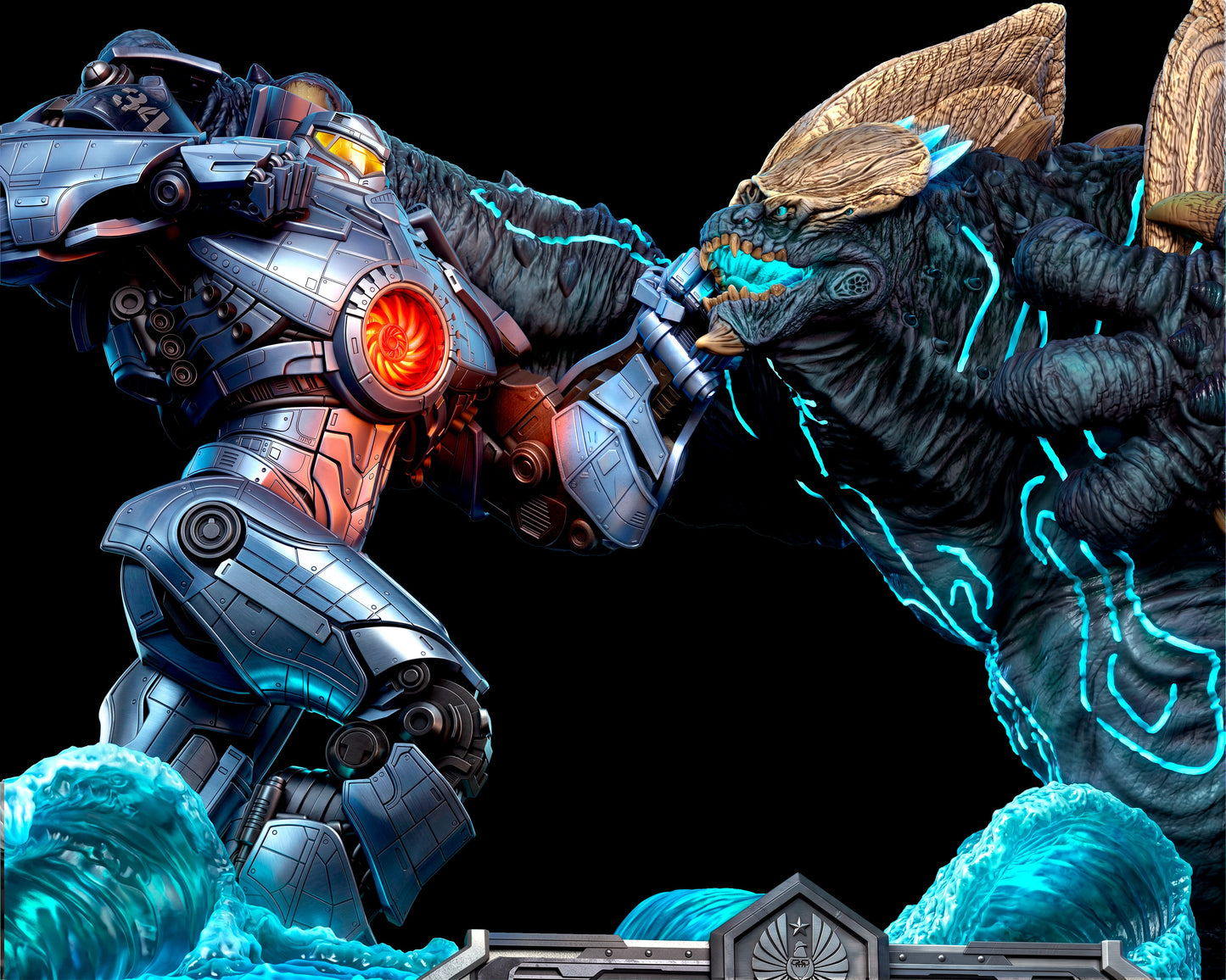 Pacific Rim Diorama (75mm to 500mm) - Unassembled/Unpainted/3D Print