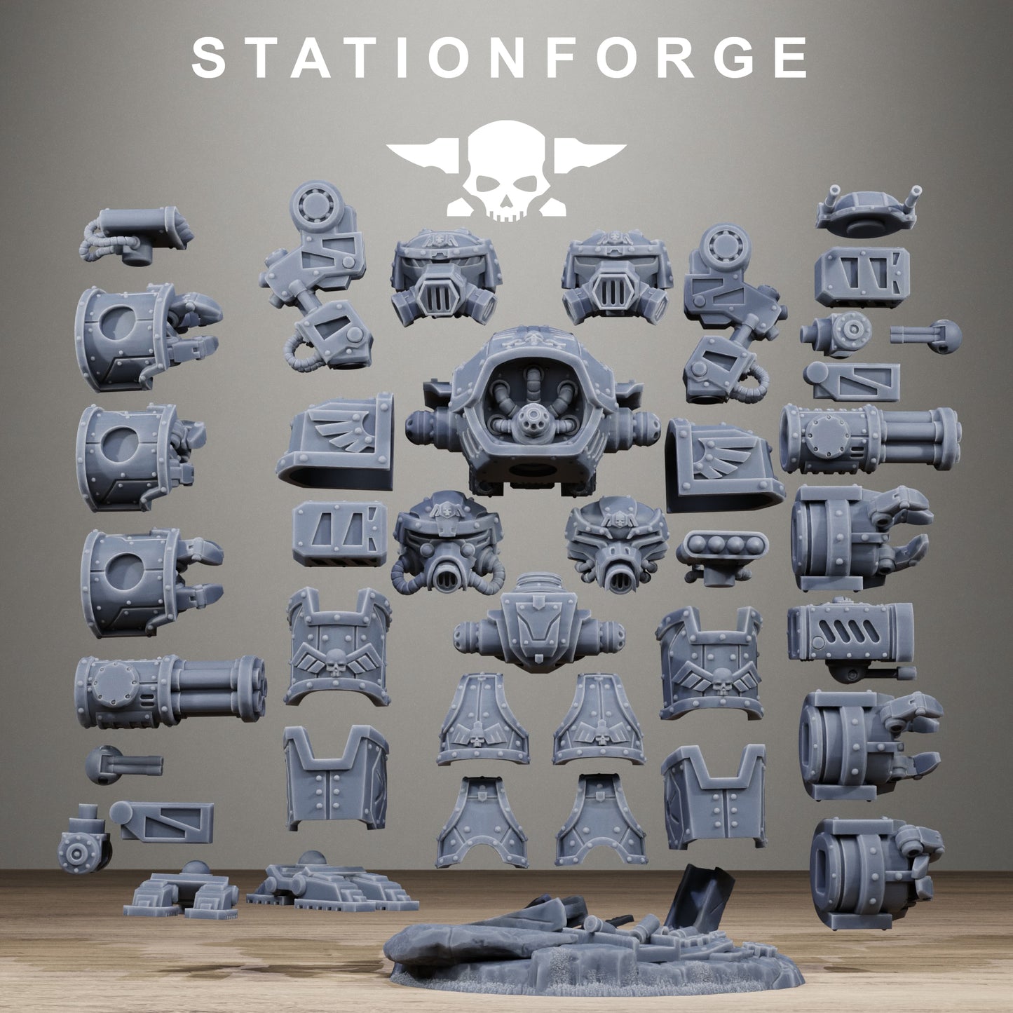 Grimguard MechGuard (x2) War Construct - TTRPG - Wargaming - Grimdark