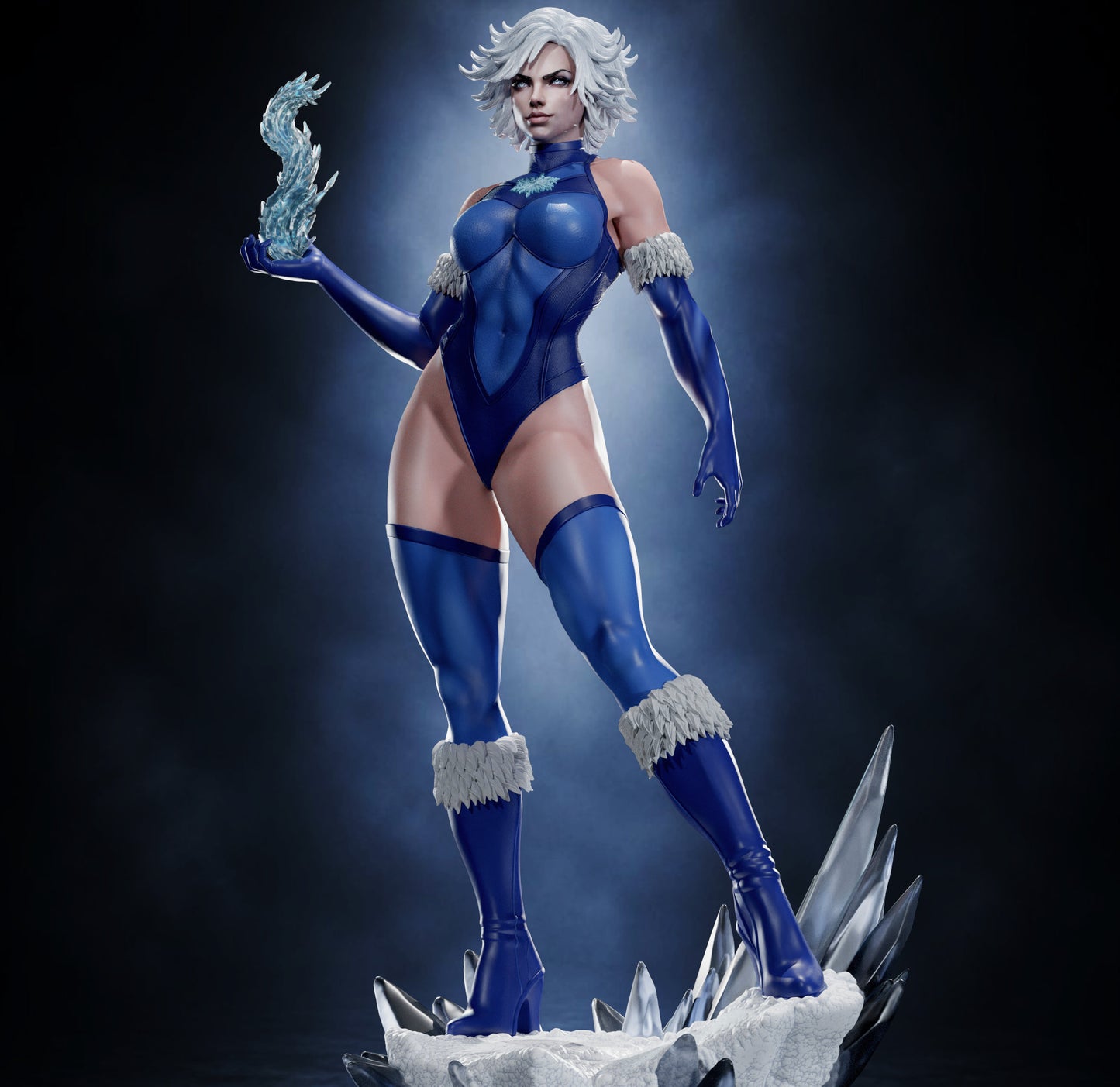 Killer Frost Sculpture (75mm to 500mm) - Unassembled/Unpainted/3D Print