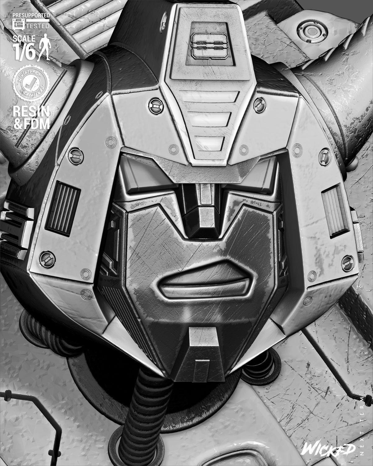 Bumblebee Sculpture (75mm to 500mm) - Unassembled/Unpainted/3D Print