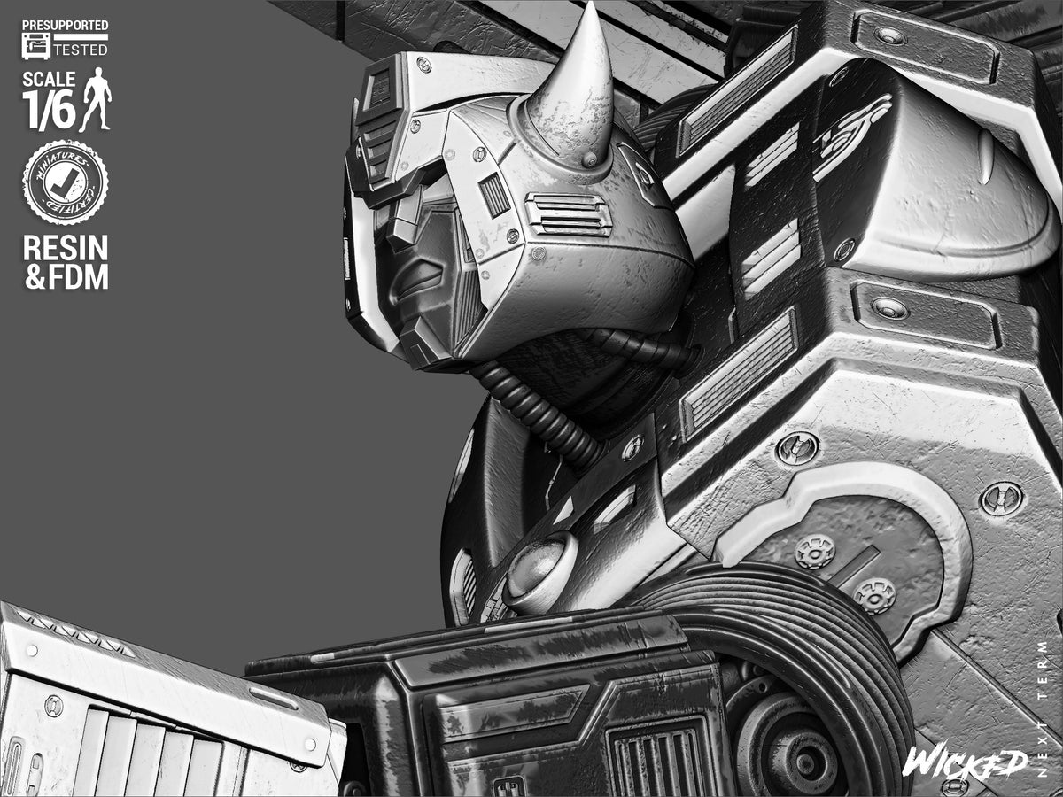 Bumblebee VS Starscream Diorama Sculpture (75mm to 500mm) - Unassembled/Unpainted/3D Print