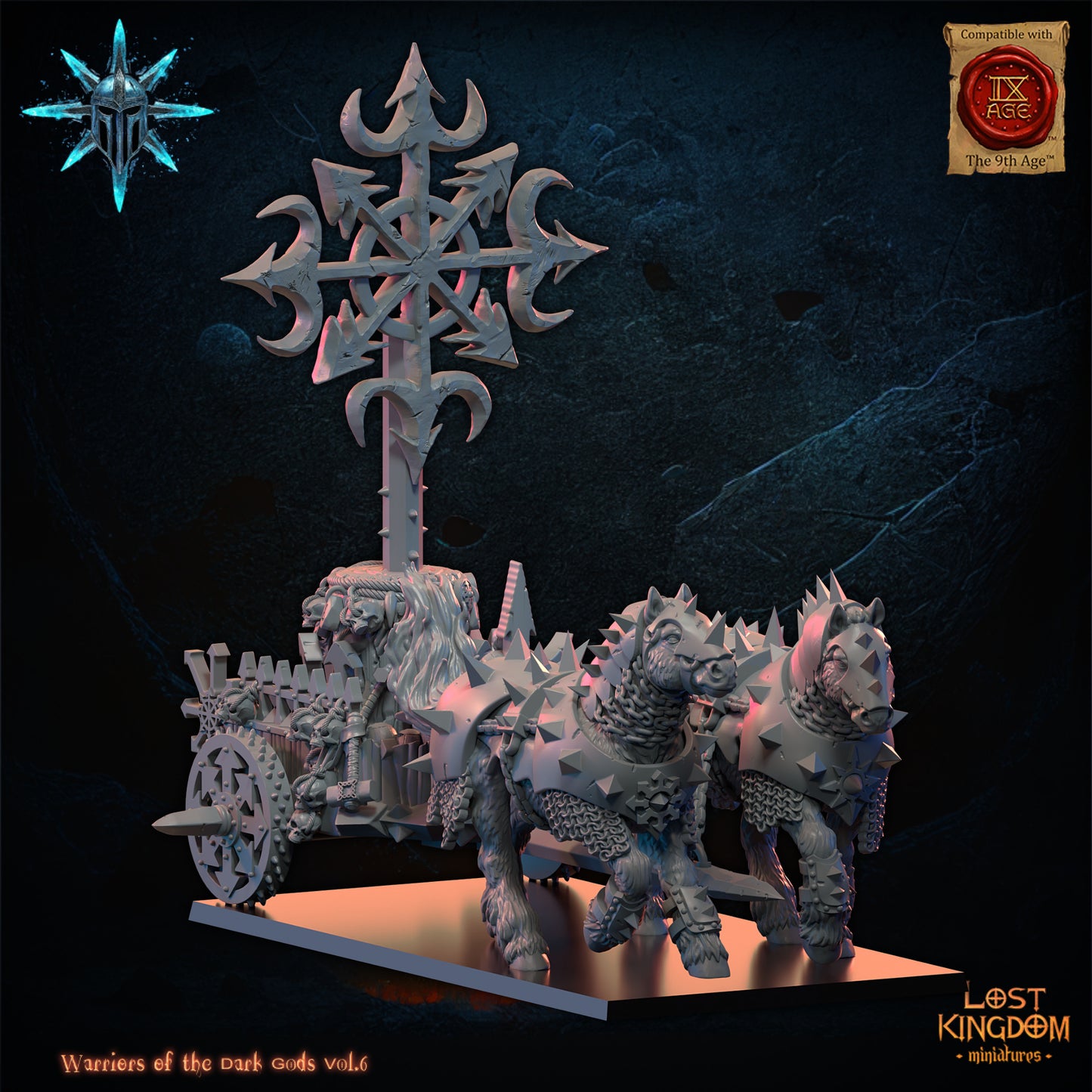 Dark Battleshrine - Warriors of the Dark Gods - Chaos Warrior - TTRPG - Wargaming - Dungeons and Dragons