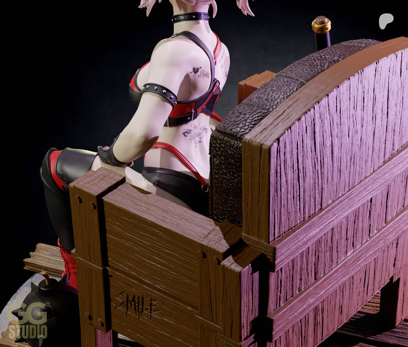 Harley Quinn Sculpture (75mm to 500mm) - Unassembled/Unpainted/3D Print