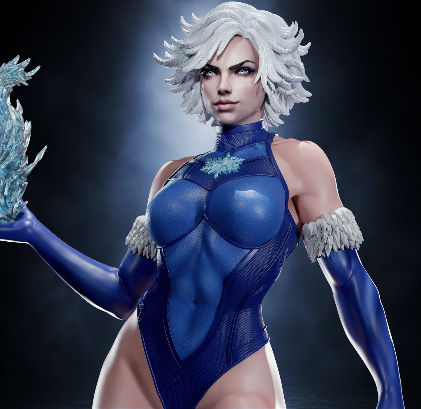Killer Frost Sculpture (75mm to 500mm) - Unassembled/Unpainted/3D Print
