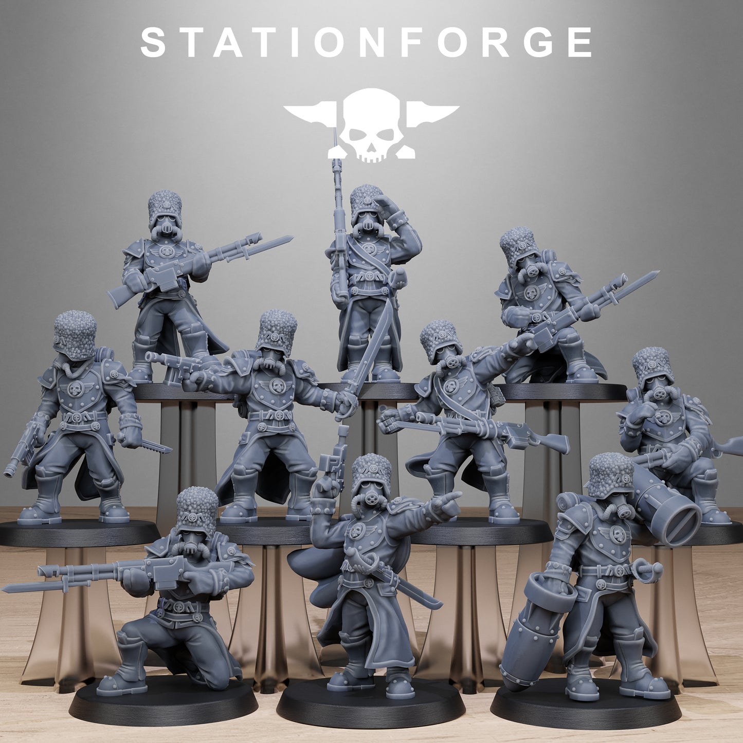 GrimGuard Royals (x10) - TTRPG - Wargaming - Grimdark