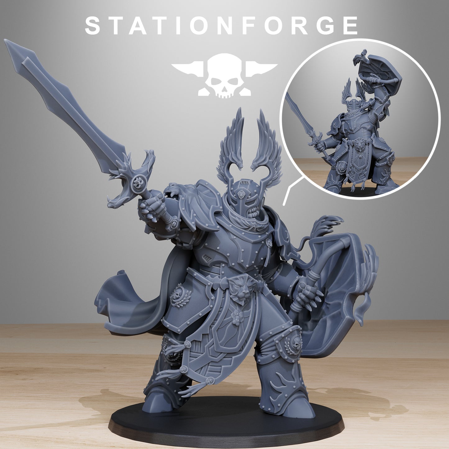 Socratis Archon Sir Thalion (x2) - TTRPG - Wargaming - Grimdark