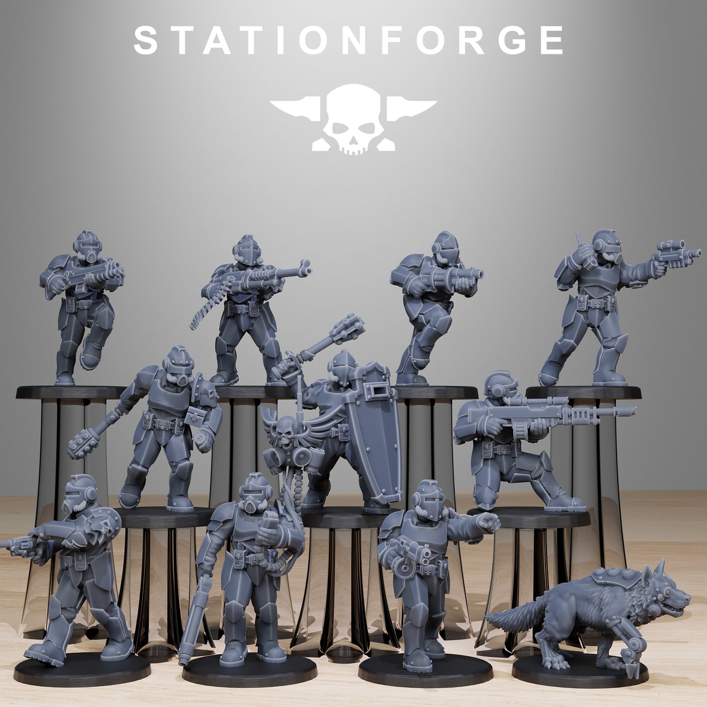 GrimGuard Enforcers (x11) -TTRPG - Wargaming - Grimdark