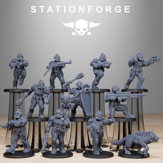 GrimGuard Enforcers (x11) -TTRPG - Wargaming - Grimdark