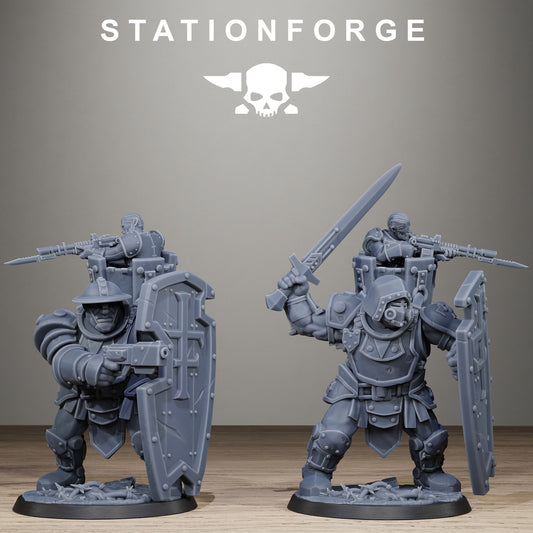 RoyalGuard Shield Bearer (x2) - TTRPG - Wargaming - Grimdark