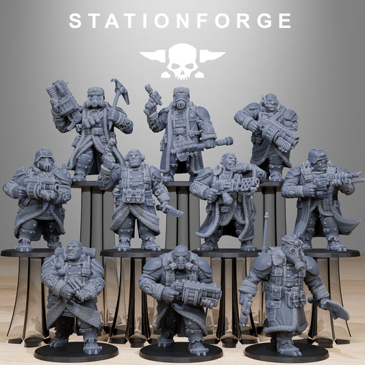GrimGuard Frostwatch Mutants (x10) - TTRPG - Wargaming - Grimdark