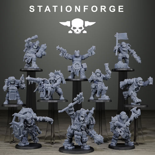 Orkaz Scrappers (x10) - TTRPG - Wargaming - Grimdark