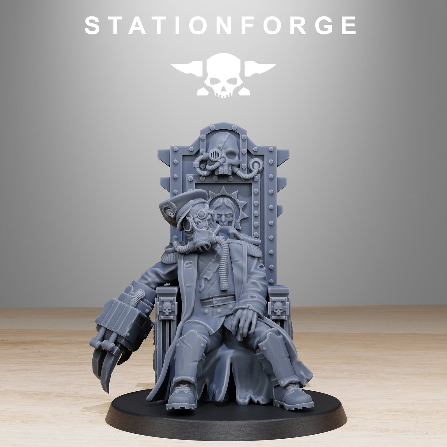 GrimGuard The Fallen Officer - TTRPG - Wargaming - Grimdark