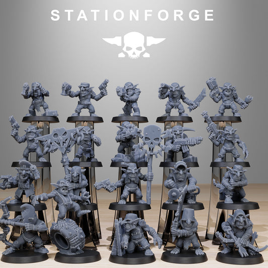 Orkaz Gobs Infantry Reborn (x20) TTRPG - Wargaming - Grimdark