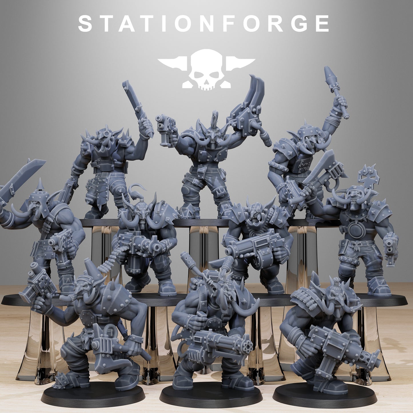 Orkaz Trolls (x10) - TTRPG - Wargaming - Grimdark