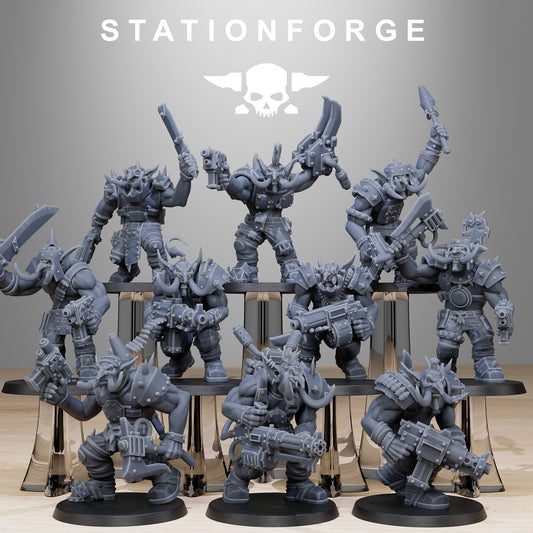 Orkaz Trolls (x10) - TTRPG - Wargaming - Grimdark